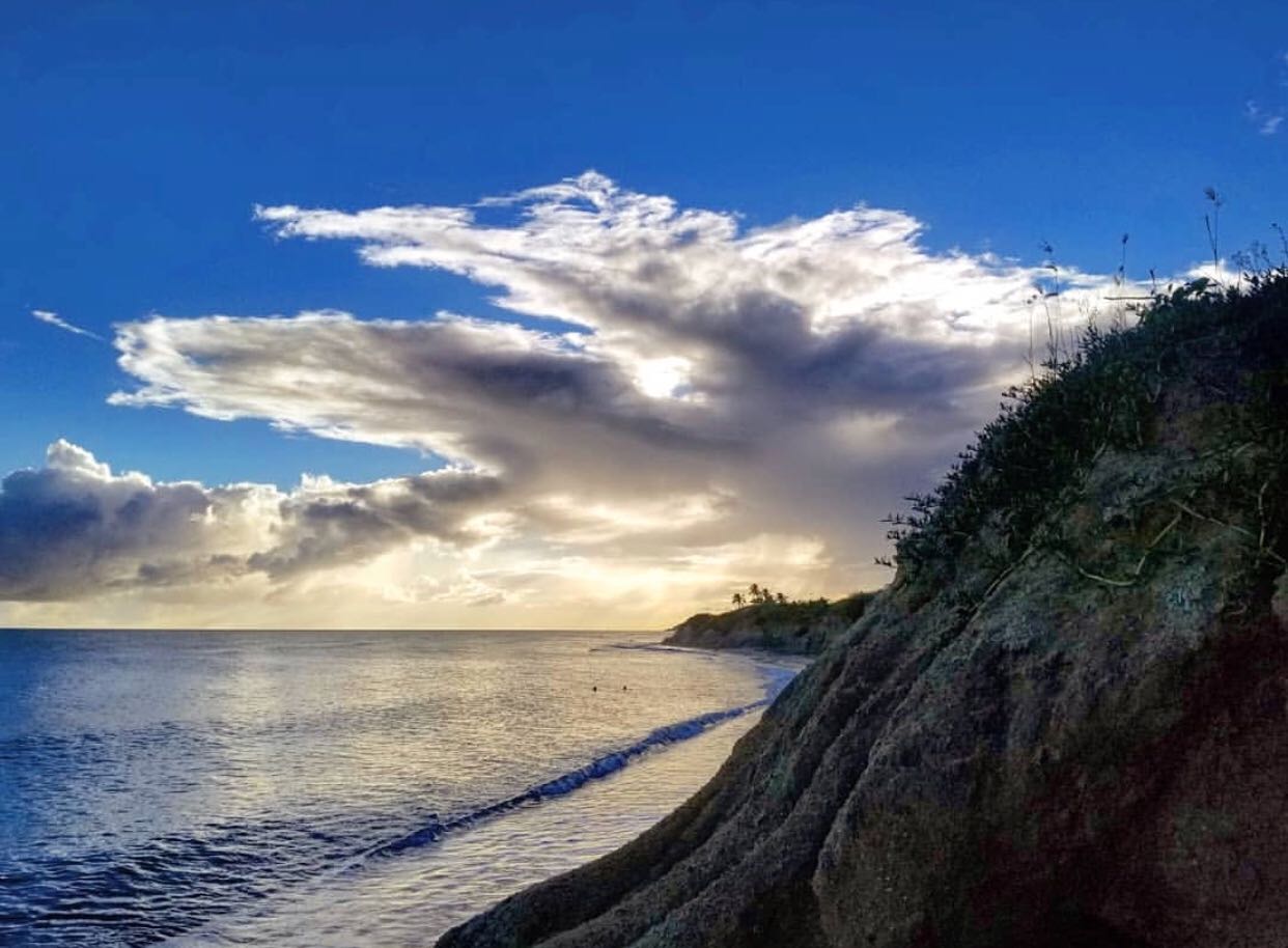 Playa Negra, Vieques - When the volcanic particles in the water mix in with the sand, they wash ashore, and the black sands are formed. There are few beaches in areas of Puerto Rico in which this happens.