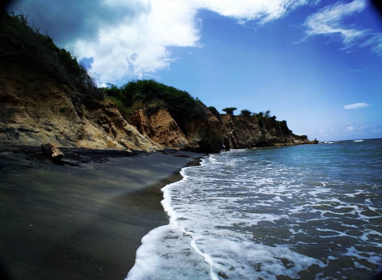 When you arrive at Playa Negrita (Negra), you will see the think black traces of black sand, contrasting with shades of deep golden sand. Vieques, Puerto Rico